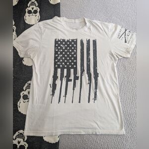 Grunt Style Rifle US Flag Tee